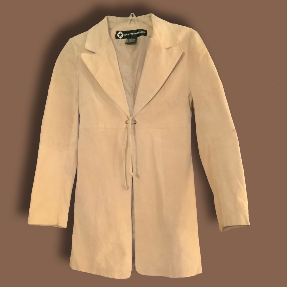 Outer Edge Lightweight Suede Jacket - image 1